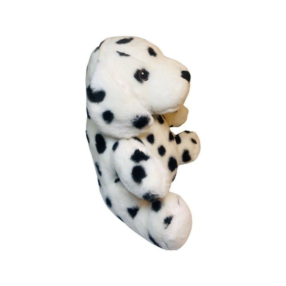 LOGO Bear Black & White spotted Puppy Dalmatian Plush Stuffed Animal Doll 8.5" - Picture 3 of 7